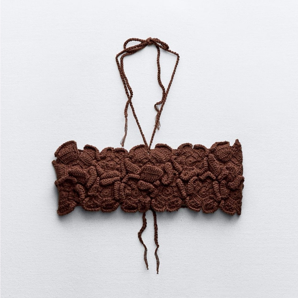 FLORAL BANDEAU TOP - Picture 11 of 12